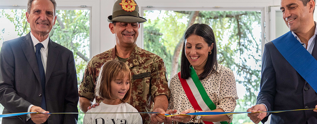 Luigi Lana, il generale Francesco Paolo Figliuolo, Maria Diletta Beltrani e Michele de Pascale