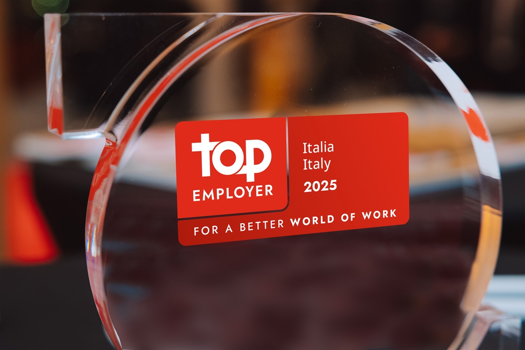 Il logo di Top Employers Italia 2025